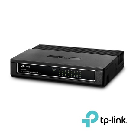 BESTLINK NETWARE Desktop Switch TP-Link SF1016D- 16Port 10/100Mbps 102307